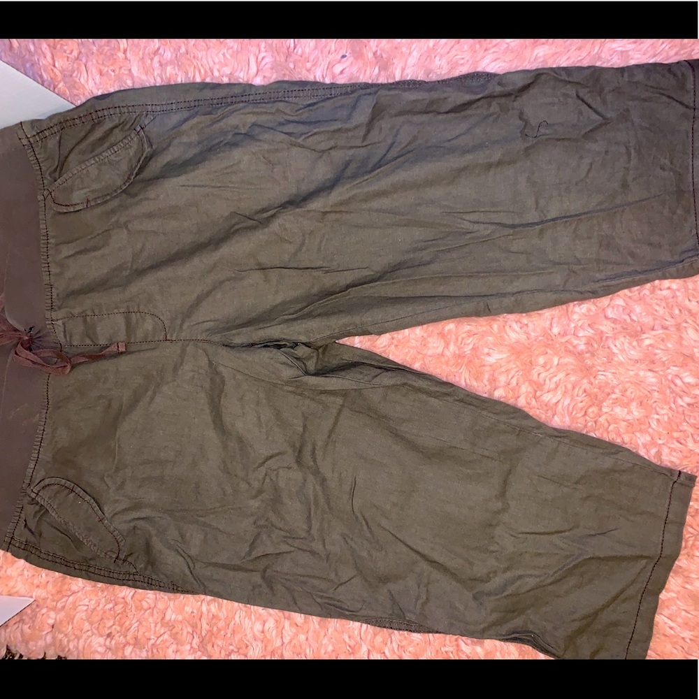Olive Capri Pants
